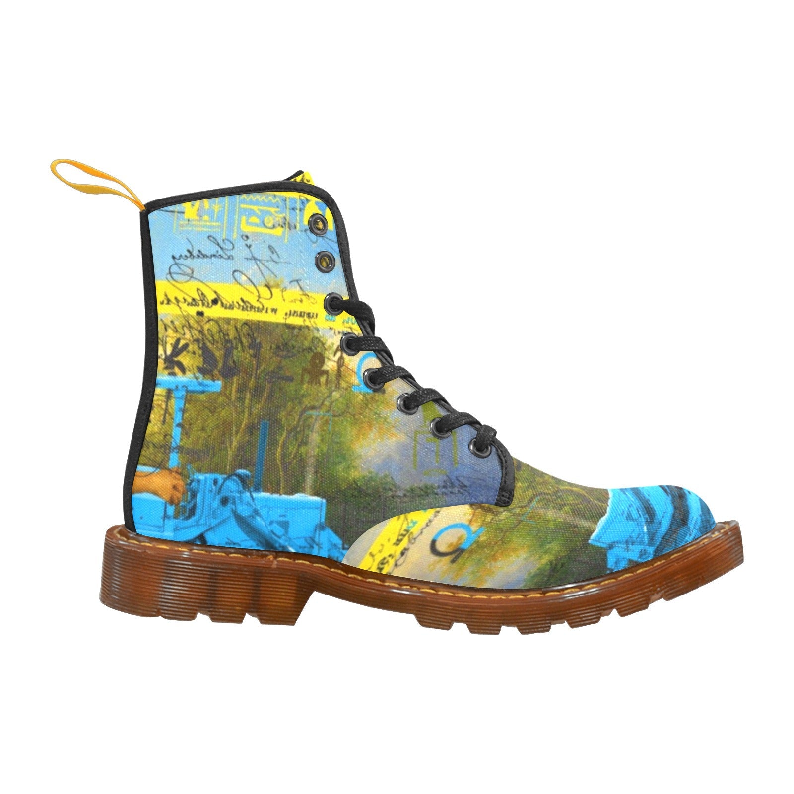 MOTHER AND CHILD I Women’s All Over Print Fabric High Boots