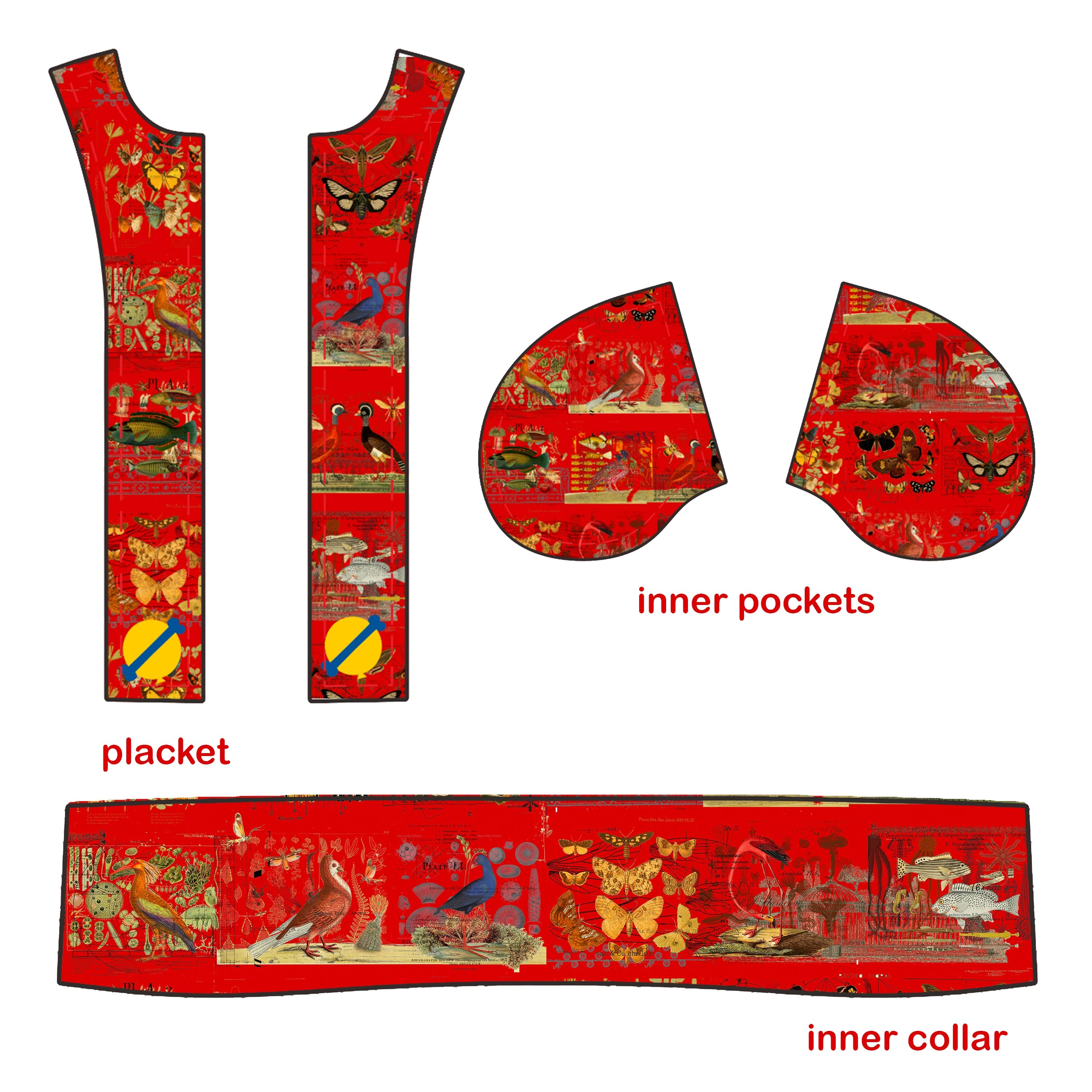 THE YOUNG KING ALT. 2 II All-Over Print Unisex Stand-up Collar Down