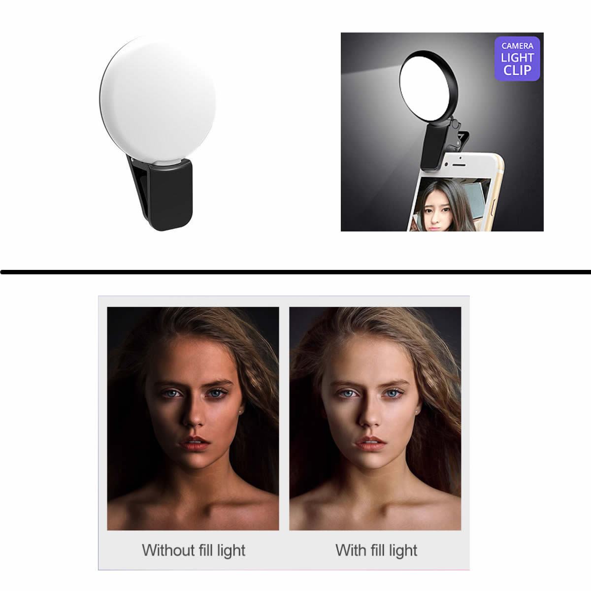 Smartphone Camera Lens Kit 11-in-1 – Wide Angle, Macro, Fisheye, 8x Zoom + Selfie Stick