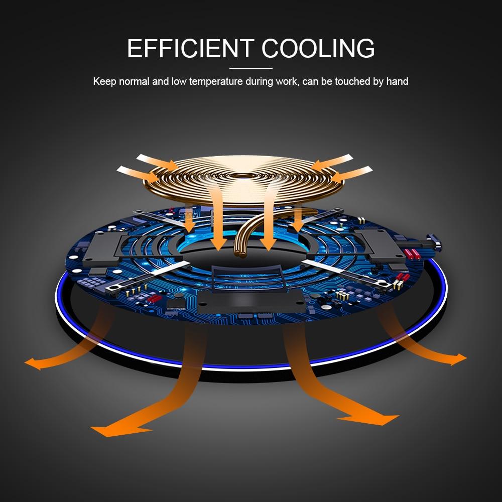 Dragon W9 30W Wireless Charging Pad – Ultra-Thin USB-C, iPhone 15 Compatible