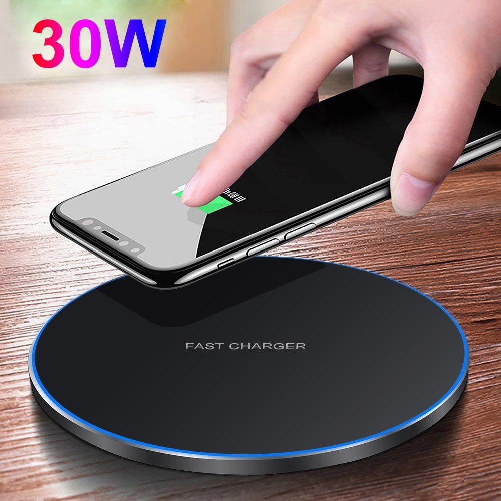 Dragon W9 30W Wireless Charging Pad – Ultra-Thin USB-C, iPhone 15 Compatible