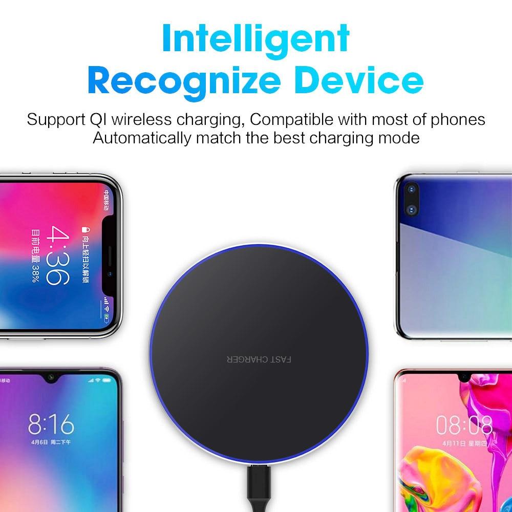 Dragon W9 30W Wireless Charging Pad – Ultra-Thin USB-C, iPhone 15 Compatible